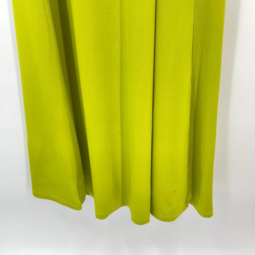 NBD | NWT The Evanna Gown in Green Chartreuse Belted Jersey Maxi Dress XXS - Picture 9 of 16